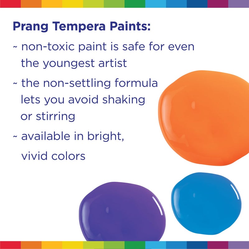 Prang Ready-to-Use Tempera Paint, Turquoise, 16 Oz., 1 Count - Image 4
